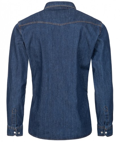 Rock Creek Herren Jeanshemd Denim Blau Herrenhemd Regular Fit Langarm S-XXL M4 - Bild 21 von 23