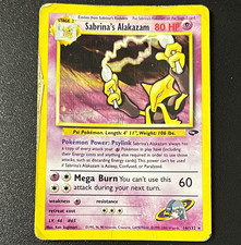 Sabrina's Alakazam 16/132 Gym Challenge 1999 Holo Rare Unlimited Eng 80HP on eBay