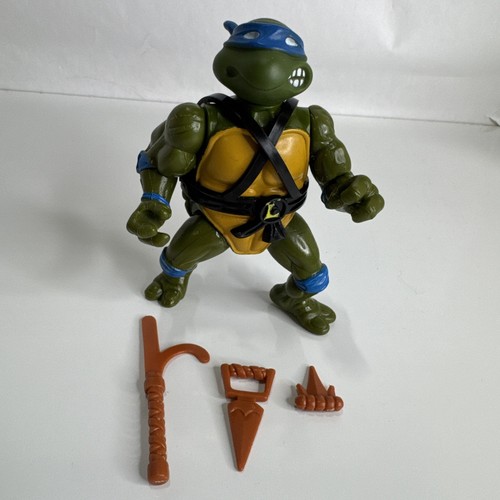TMNT Teenage Mutant Ninja Turtles 1988 Leonardo Soft Head mit Zubehör - Bild 1 von 7
