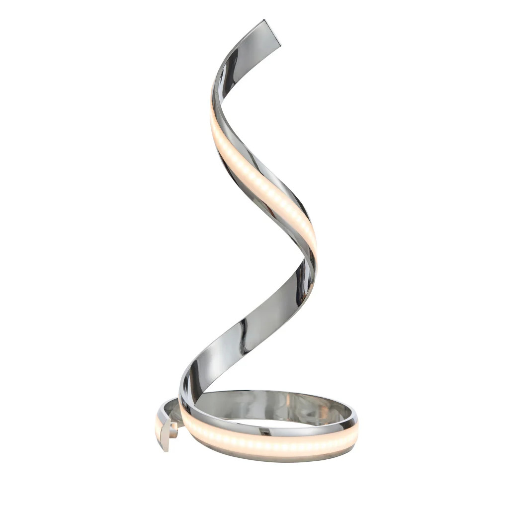 Table Light Silver Aria LED Chrome Endon 76412