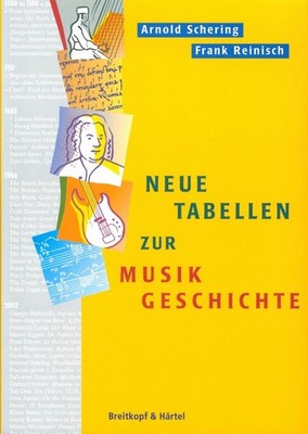 Schering, Arnold - Neue Tabellen zur Musikgeschichte