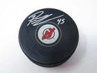 Paul Thompson Autographed Signed New Jersey Devils InGlasCo Hockey Puck