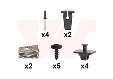 Montagesatz Stoßfänger VAN WEZEL 5751793 für VW POLO 6 AW1 BZ1 AE1 ROC A11 D11