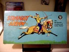 VINTAGE 1950 STRAIGHT ARROW BOARD GAME, COWBOYS & INDIANS, COMPLETE