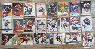 100 Different Philadelphia Flyers Hockey Card Lot-Rookies, Insert-Jersey, Base