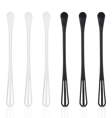 6 PCS Dual Head Mini Whisks Multifunctional Spoon Plastic Whisk Cooking