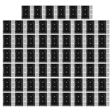 Nylon Deck Railing Connectors 60 Pack for 2x4 Wood Posts Strong and Safe