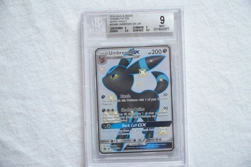 Full Art Umbreon GX 2019 Pokemon Sun & Moon Hidden Fates SV69/SV94 BGS 9