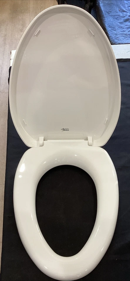 Удлиненное сиденье для унитаза American Standard медленно закрывающееся белое нижнее крепление F5 - Изображение 2 из 4