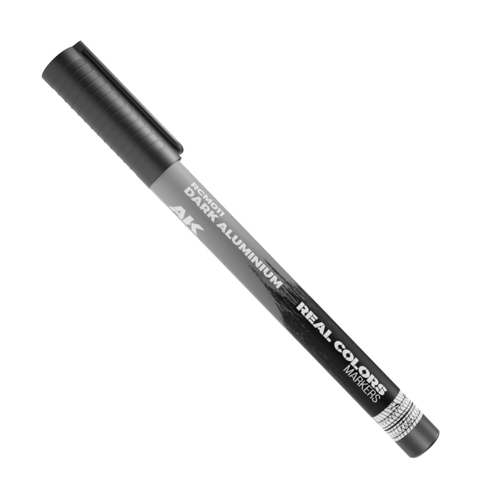 AK Interactive Dark Aluminium Real Colours Acrylic Paint Marker RCM011 - Image 6