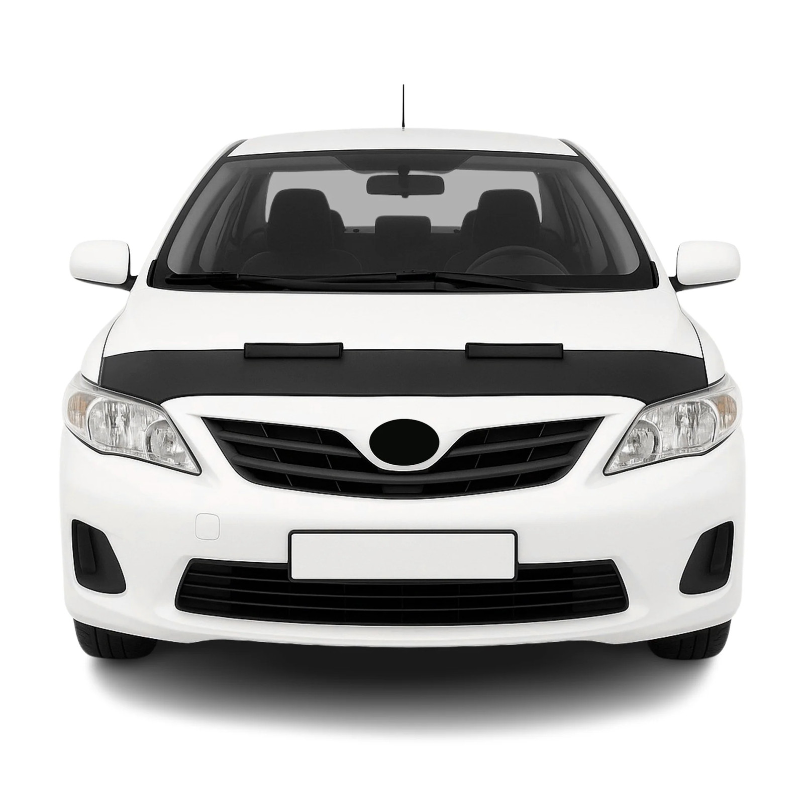 Protège capot noir en vinyle pour Toyota Corolla Berline modèles 2007 à 2013