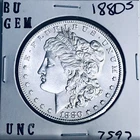 1880 S BU GEM MORGAN SILVER DOLLAR UNC MS+++ U.S. MINT RARE COIN 7597