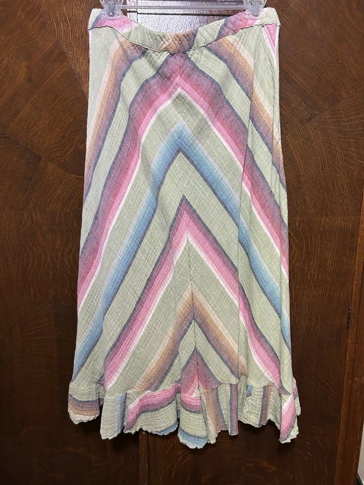 Tasha Polizzi Women's Striped Southwestern Skirt Size Large - Image 2 of 4