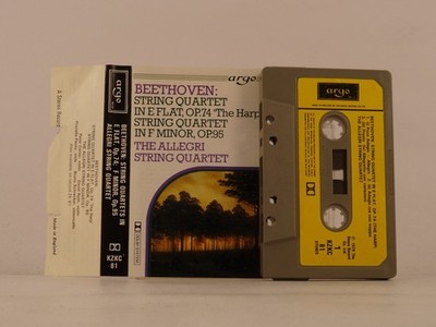 THE ALLEGRI STRING QUARTET BEETHOVEN STRING QUARTETS IN E FLAT OP 74 F MI (104) 