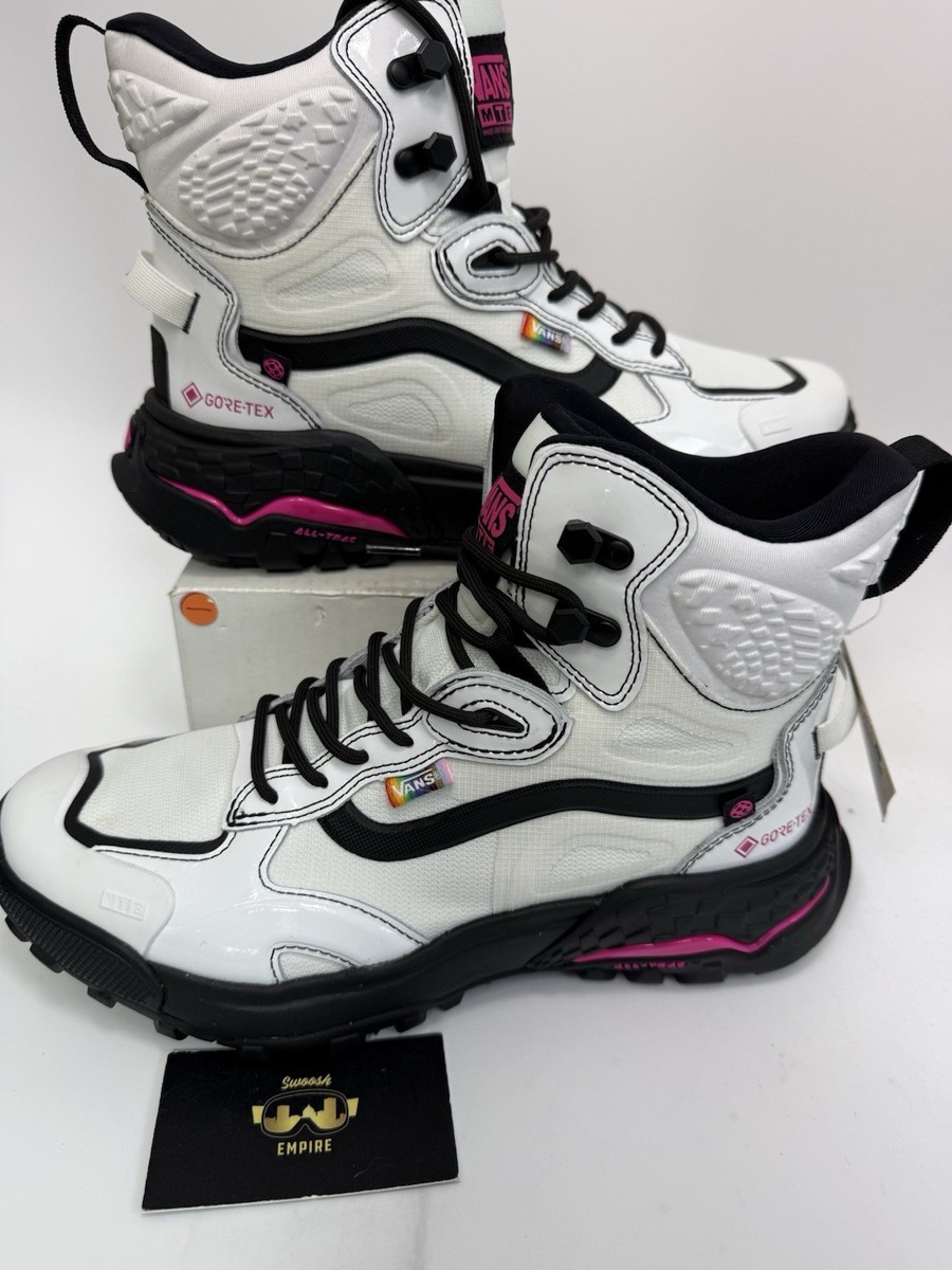 VANS Crestline GORE-TEX MTE White Mens Size 10.5 Boots Wms\'s Size 12 $230 Retail Vans MTE Crestline Gore-Tex Shoes Hiking Boots White/Black  main image 4