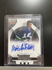 Engrained Icons Hockey MIKE ROBITAILLE Ebony Autograph 2/15 JERSEY NUMBER CA-KR