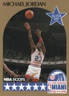 MICHAEL JORDAN 1990-91  Hoops ALL-STAR  EAST Basketball Card