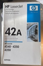 Genuine HP 42A Black LaserJet Toner Cartridge Q5942A - Brand New Factory Seale