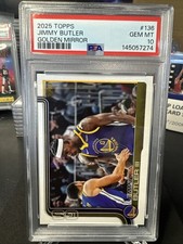 2025 Topps Jimmy Butler #136 Golden Mirror Case Hit SSP PSA 10 Pop 1