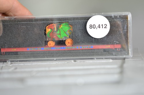 MICRO TRENES ESCALA N 80412 RINGLING BROS & BARNUM BAILEY CIRCO COCHE PLANO | Condition: Used