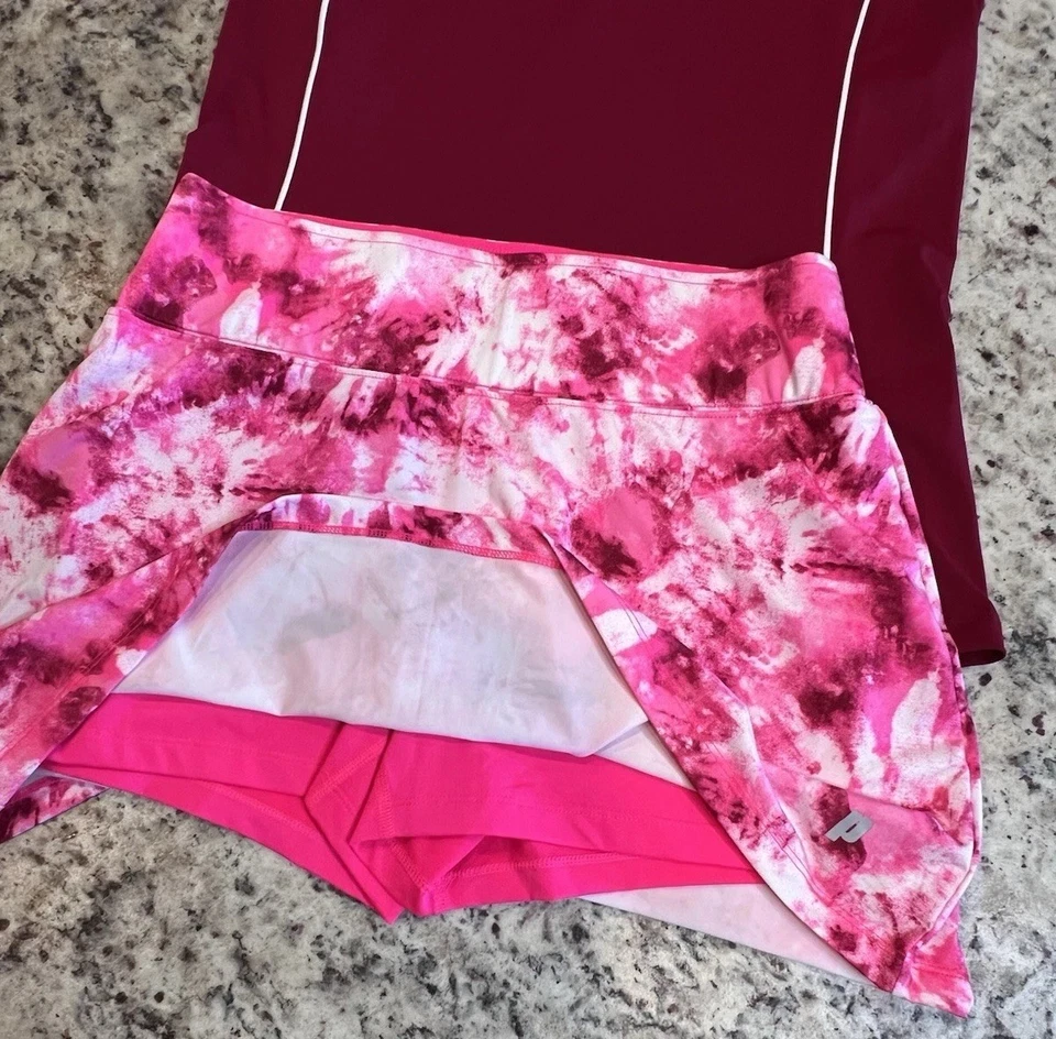 🌺 PRINCE Lindo Juego de Golf Tenis Pickleball Top MEDIANO Y Skort Talla PEQUEÑO Foto 2 de 4