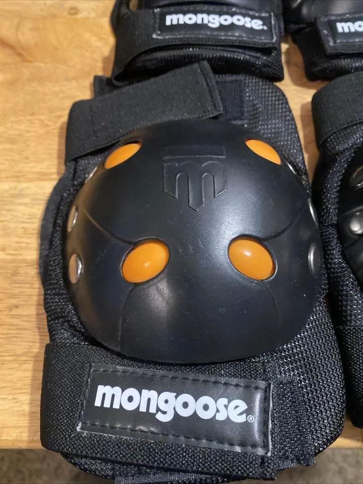 Mongoose Knee & Elbow Pads Kids Youth High Impact Protective Shell Gel Inserts - Image 4 of 4