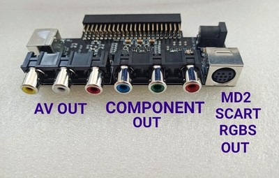 nec pce engine grafx video socket RGBS/color difference/S-video/composite video