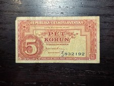 Czechoslovakia 5 Korun 1945, P-59