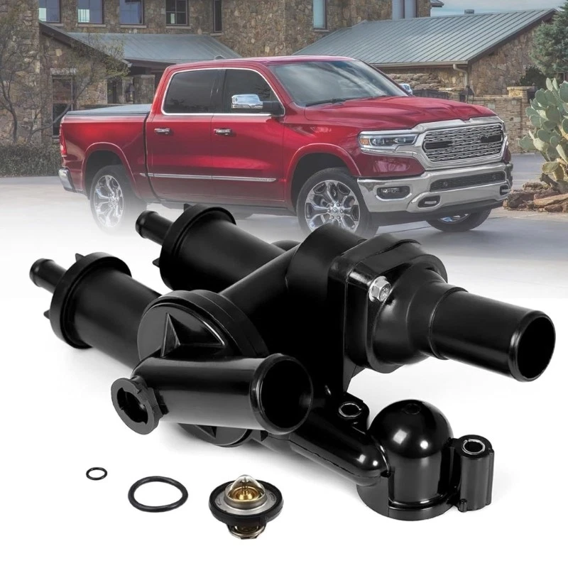 Coolant Thermostat Housing Replace 68003582AB 902-319 4884571AB 55111016AD - Image 4 of 4