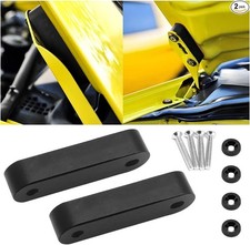 Hood Spacer Riser Kit Aluminum Ally Front Hood Vent Spacer Modi Color Black