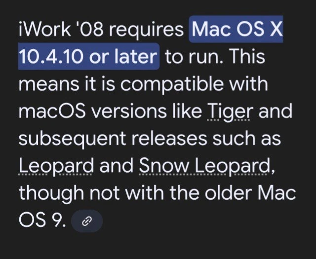 iWork 08 páginas números e instalador USB Keynote para Apple Mac OS X Foto 2 de 4