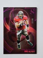 2025 Silhouette Football Mike Alstott #5 Purple /35 Tampa Bay Buccaneers