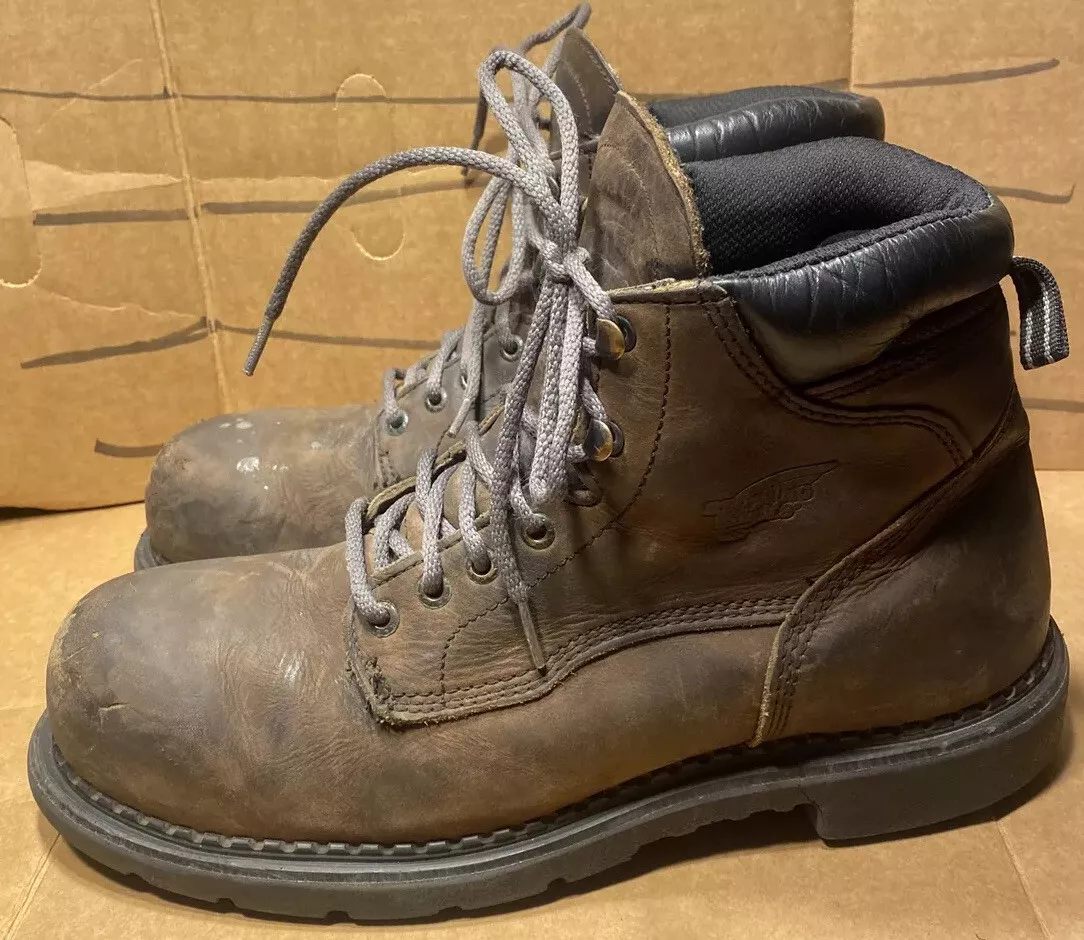 Red Wing Shoes 4406 6-INCH Men’s Size 11.5 EE Steel Toe Waterproof Leather Boots