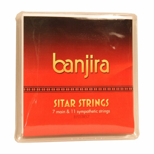 NEW BANJIRA STANDARD SITAR LIGHT GUAGE STRING SET 7
