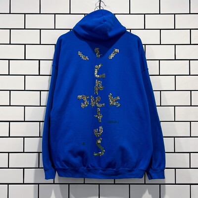 パーカー・フーディ Travis Scott Motherboard I Hoodie TRAVIS SCOTT MOTHERBOARD III HOODIE ROYAL BLUE PLAYSTATION