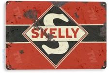Skelly Tagolene Motor Oil Sign Gas Station Auto Shop Metal Tin Sign Decor C346
