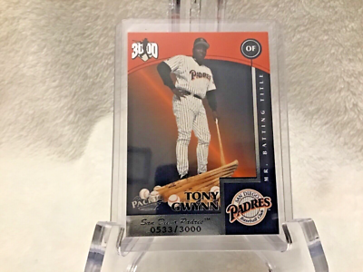 #ad 1999 Pacific Omega Hit Machine 3000 #9 Tony Gwynn #0533 3000 $4.95