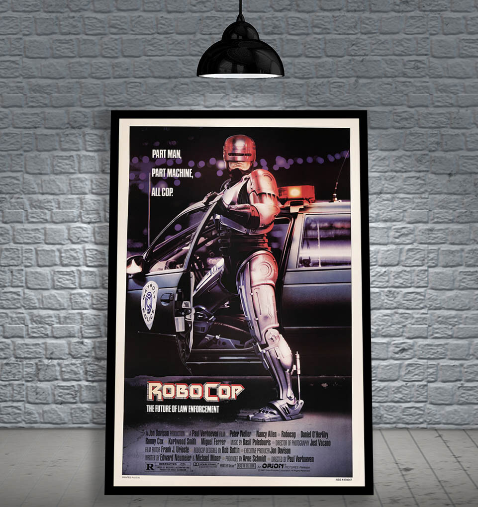 ROBOCOP 1987 FRAMED MOVIE POSTER PRINT CINEMA A1 & 60X40 CM