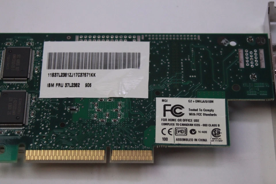 IBM Matrox G2-DMILN 8MB VGA AGP Video Card 37L2382 873-03 / G2+DMILN/8/IBM - Image 3 of 3