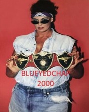 SHERRI MARTEL GIRL WRESTLER 8 X 10 WRESTLING PHOTO AWA WWF WCW