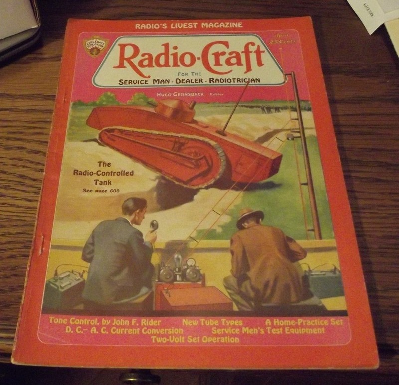 Radio Craft 6 consecutive issues from November 1930 thru April 1931