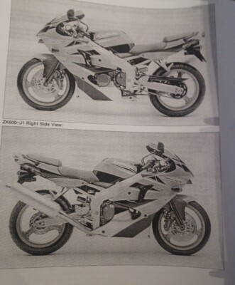 Kawasaki Ninja ZX-6R Manual From 2000-2002 | eBay