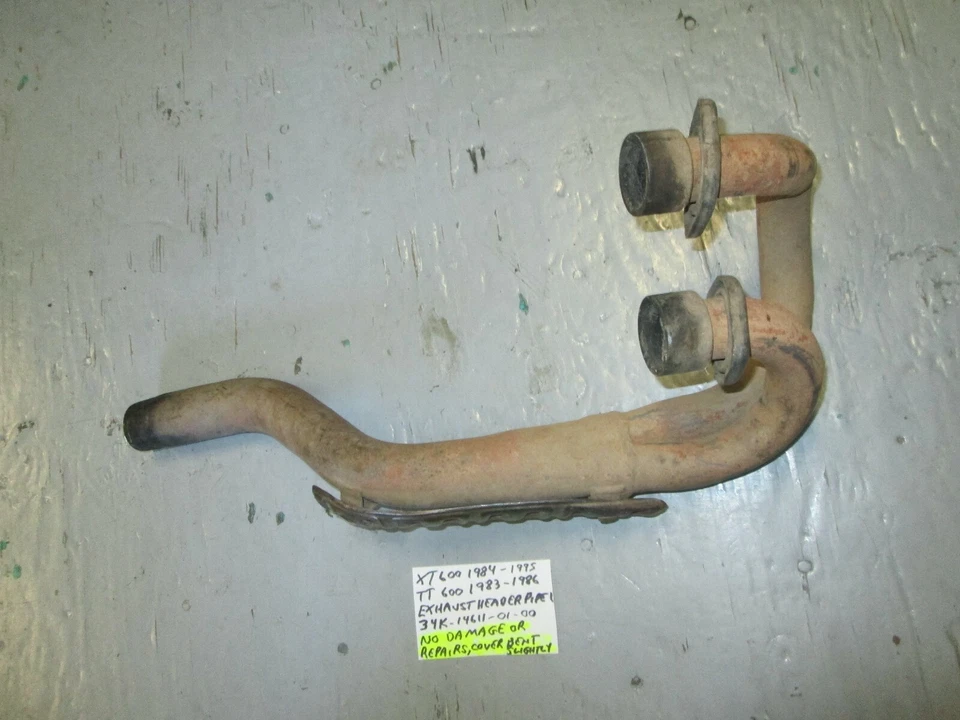 XT600 1984 - 1995 / TT600 1983 - 1986 Tubo de escape 1, 34K-14611-01-00 Foto 4 de 4