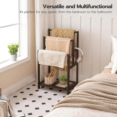 HOOBRO Handtuchhalter Leiterständer Decke Leiter Handtuchhalter Trockenständer - Bild 58 von 63