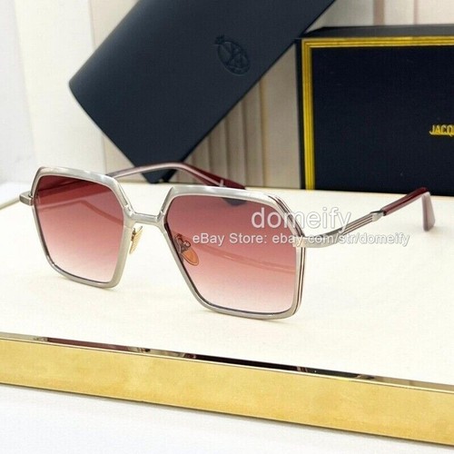 Occhiali da sole di lusso JACQUES MARIE MAGE unisex UGO montatura canna di fucile lenti rosse 56□19 - Foto 20 di 23