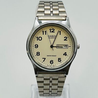 CASIO・quartz。MQ-514型。紳士専門腕時計・電池式【キズ汚れ有り】 Casio MQ-514 waterproof quartz men's wristwatch 35.0mm | eBay
