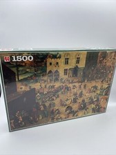 Jumbo Pieter Brueghel - Children's Games 1500 Pieces Jigsaw Puzzle