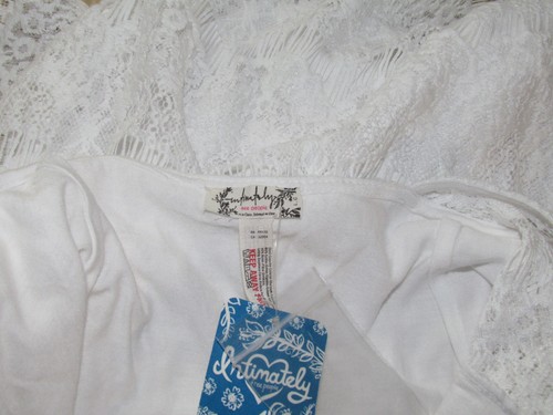 Free People Size Large White Lace Daydreamer Bodycon Open Back Dress OB518214 - Picture 8 of 8