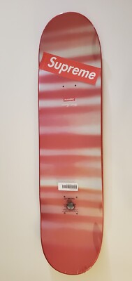 Supreme Skateboard Blurred Logo Color Red FW23 | eBay