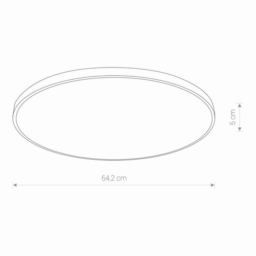 Moderno LED Deckenleuchte Metal Negro IP44 Blendarme Lámpara Salón Luke - Imagen 2 de 2